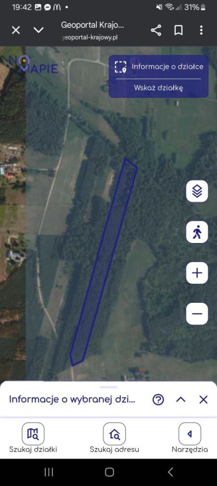 Działka leśna Kukowo. Zdjęcie 5