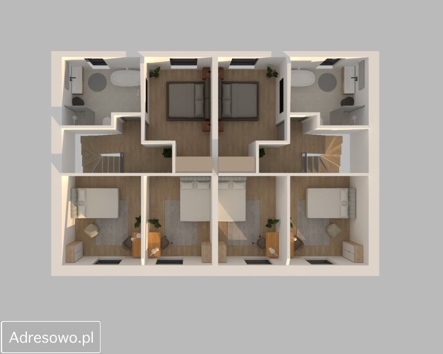 bliźniak, 4 pokoje Mrągowo. Zdjęcie 7