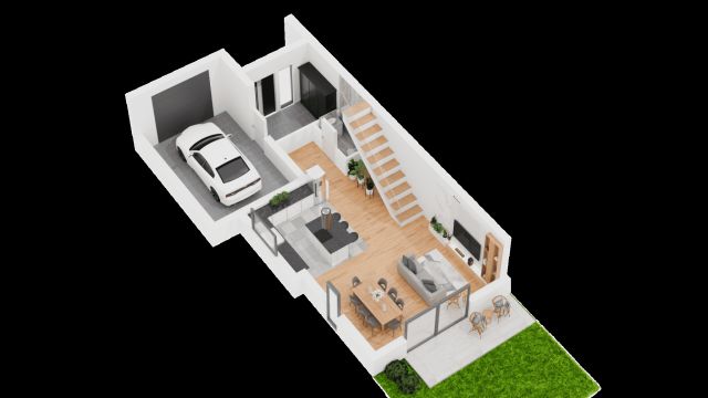 bliźniak, 5 pokoi Warszawa Wawer. Zdjęcie 5