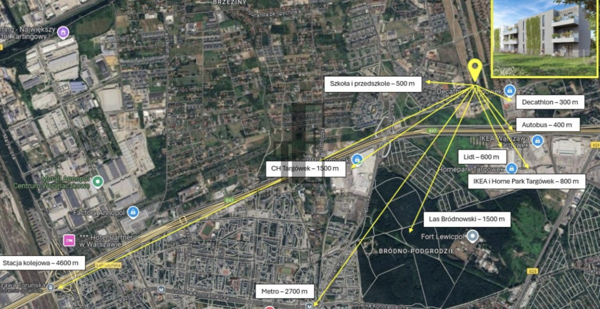Mieszkanie 3-pokojowe Warszawa Białołęka, ul. Kartograficzna. Zdjęcie 8