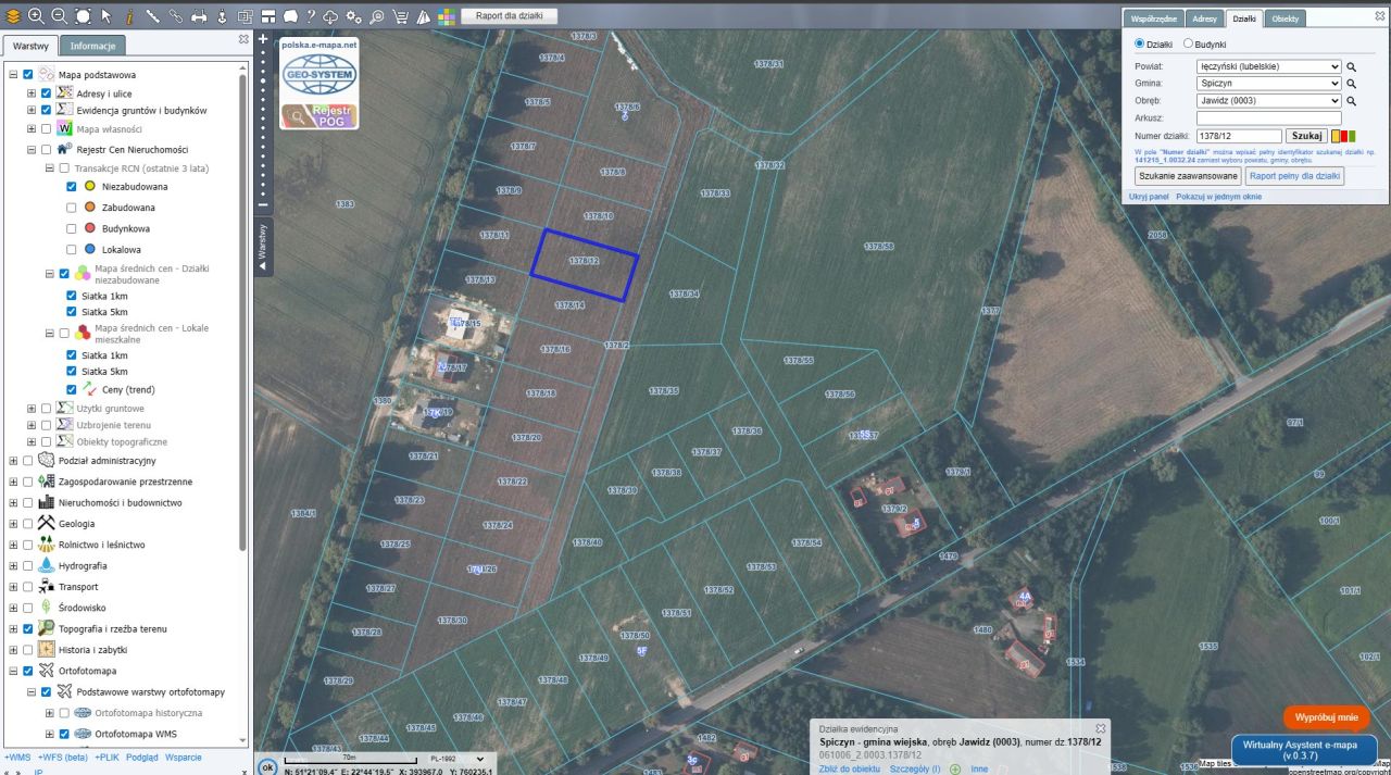 Działka budowlana Jawidz. Zdjęcie 5