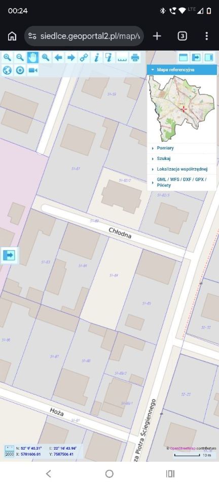 Działka budowlana Siedlce Centrum, ul. Chłodna. Zdjęcie 2