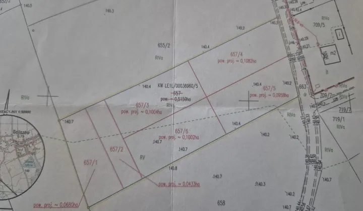 Działka budowlana Goliszów