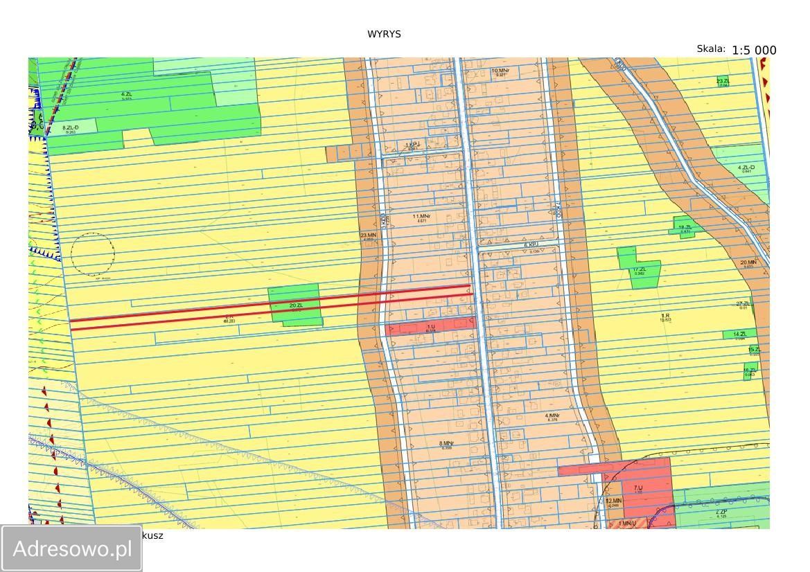 Działka rolno-budowlana Osiek. Zdjęcie 8
