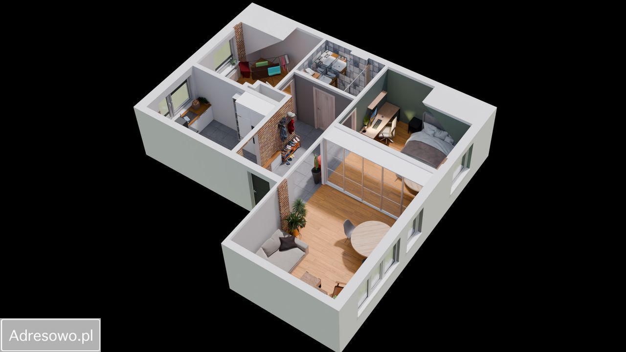 Mieszkanie 3-pokojowe Jaksonów. Zdjęcie 12