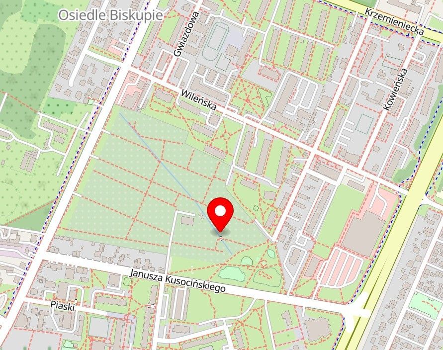 Działka rod Łódź Karolew, ul. Janusza Kusocińskiego