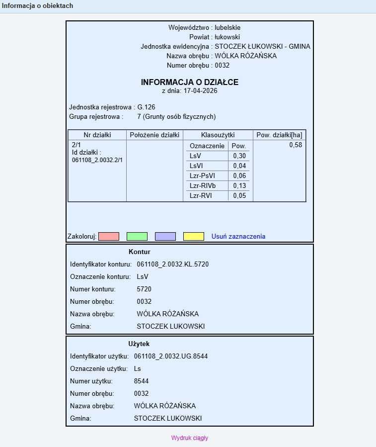 Działka leśna Wólka Różańska. Zdjęcie 2