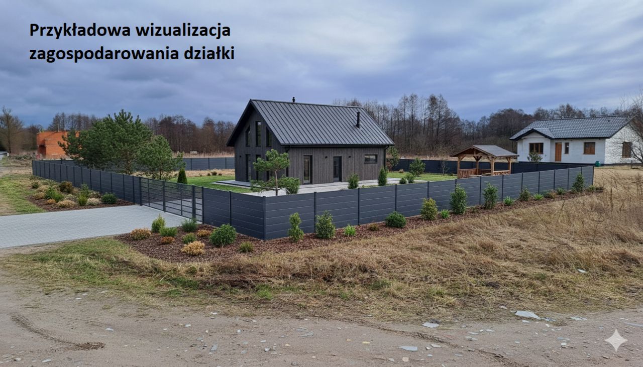 Działka budowlana Licheń Stary, ul. Graniczna. Zdjęcie 3