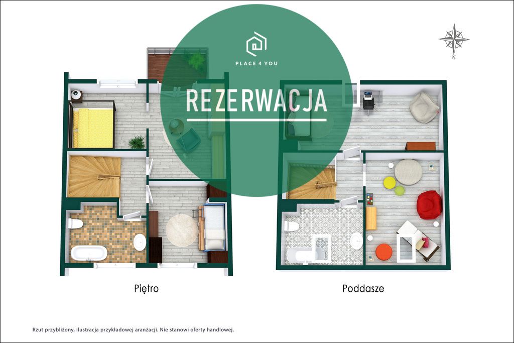 dom szeregowy, 5 pokoi Ząbki, ul. Akacjowa. Zdjęcie 50