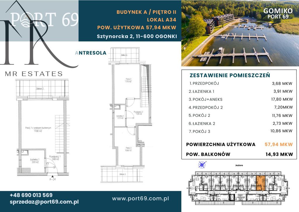Mieszkanie 3-pokojowe Ogonki, ul. Sztynorcka. Zdjęcie 25
