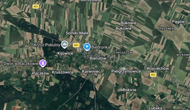 Działka rolna Bierutów