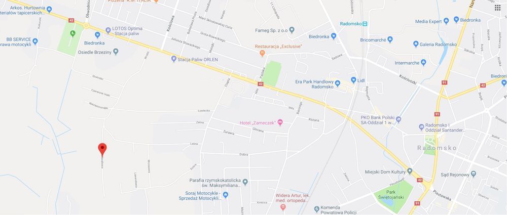 Działka budowlana Radomsko, ul. Konwaliowa. Zdjęcie 2