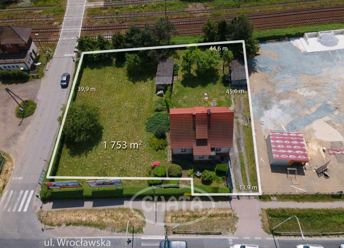 Działka inwestycyjna Długołęka, ul. Wrocławska. Zdjęcie 3