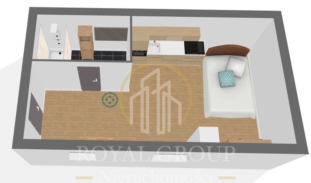 Mieszkanie 1-pokojowe Lublin Śródmieście, ul. Probostwo. Zdjęcie 12