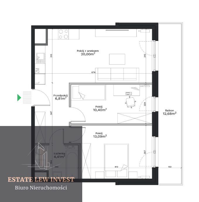 Mieszkanie 3-pokojowe Kraków, ul. Podedworze. Zdjęcie 16