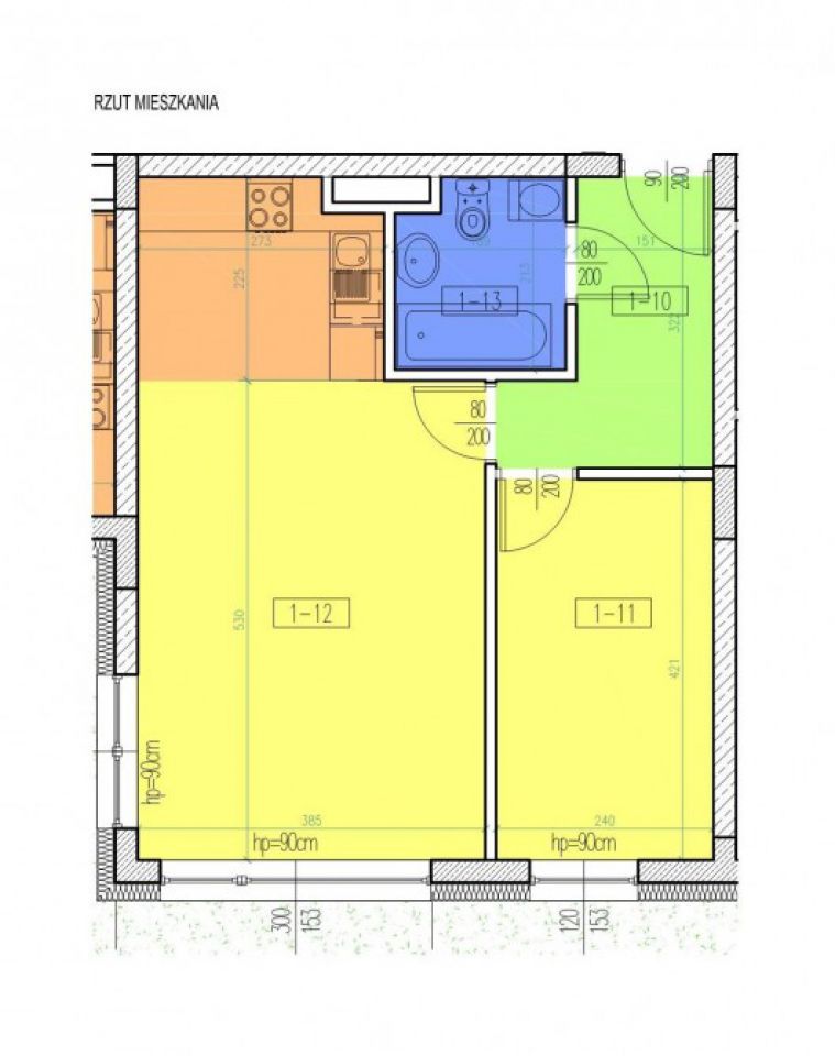 Mieszkanie 2-pokojowe Kraków Prądnik Czerwony, ul. Reduta. Zdjęcie 2