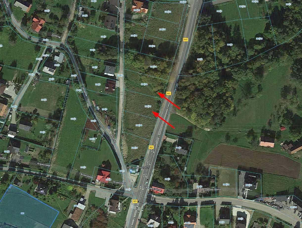 Działka budowlana Laskowa. Zdjęcie 4
