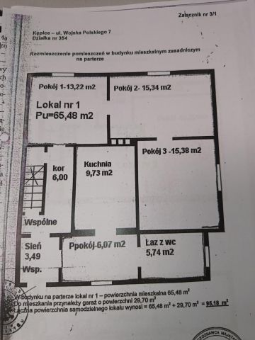 Mieszkanie 3-pokojowe Słupsk, Wojska Polskiego7. Zdjęcie 1