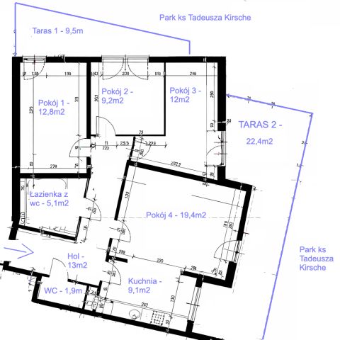 Mieszkanie 4-pokojowe Poznań Zawady, ul. Smolna. Zdjęcie 34