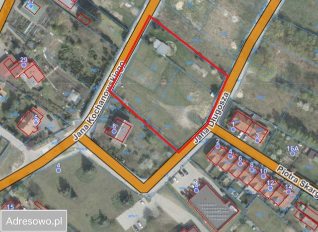 Działka budowlana Ostrów Mazowiecka, ul. Jana Kochanowskiego. Zdjęcie 1