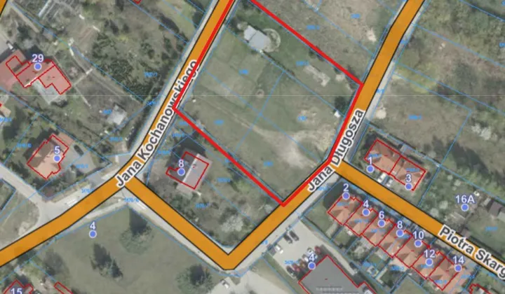 Działka budowlana Ostrów Mazowiecka, ul. Jana Kochanowskiego
