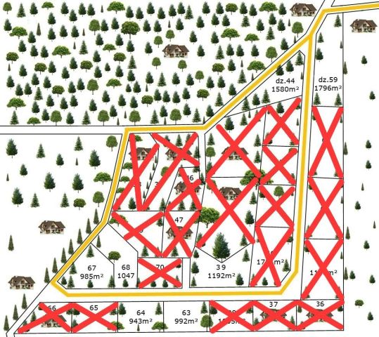 Działka budowlana Kaborno. Zdjęcie 1