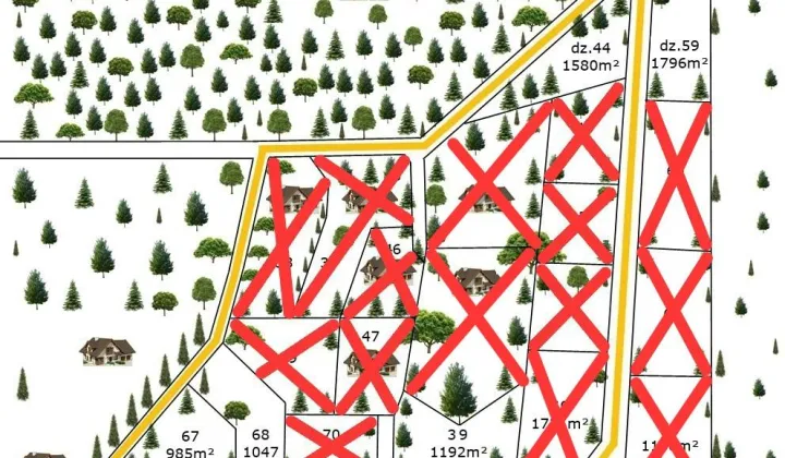 Działka budowlana Kaborno