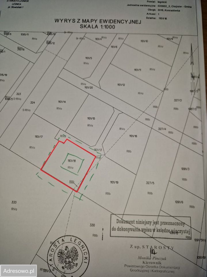 Działka budowlana Konradówka Gołaczów. Zdjęcie 3