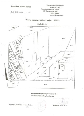 Działka budowlana Kielce Biesaki. Zdjęcie 2