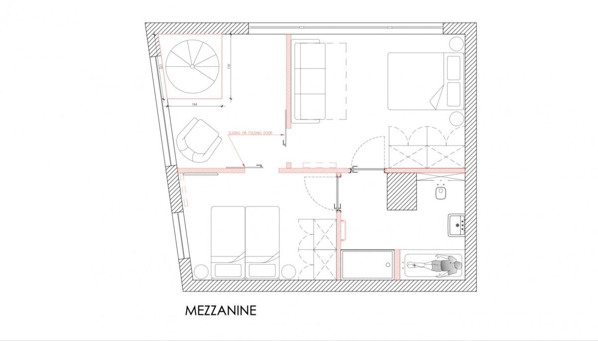 Mieszkanie 4-pokojowe Gdańsk Śródmieście, ul. Toruńska. Zdjęcie 14