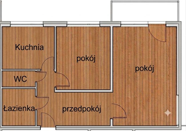 Mieszkanie 2-pokojowe Katowice os. Witosa, ul. Eugeniusza Kwiatkowskiego. Zdjęcie 9