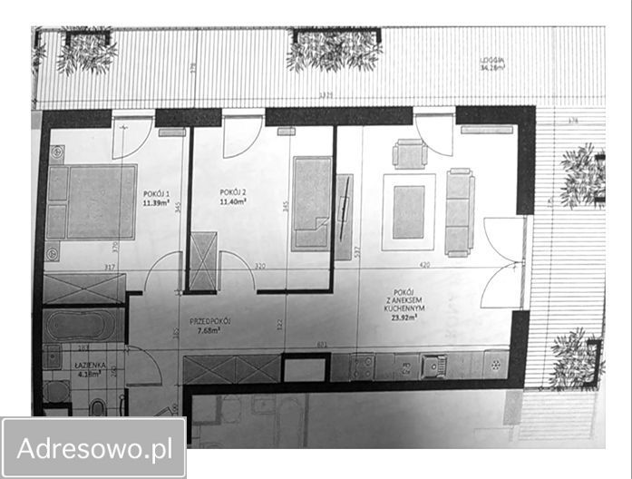 Mieszkanie 3-pokojowe Gdańsk Przymorze, ul. Obrońców Wybrzeża. Zdjęcie 13