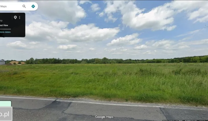 Działka inwestycyjna Pawłów