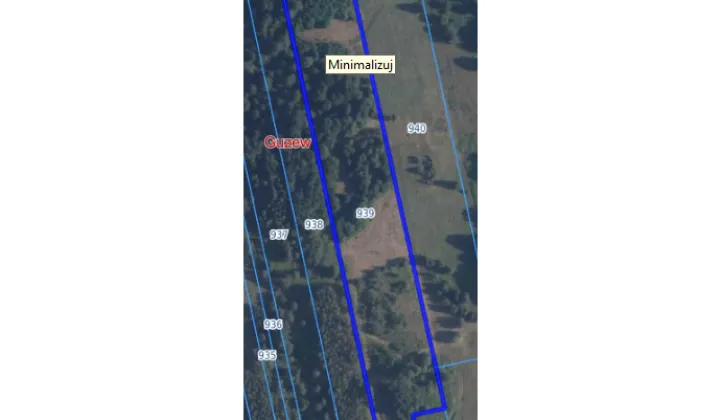 Działka rolna Guzew