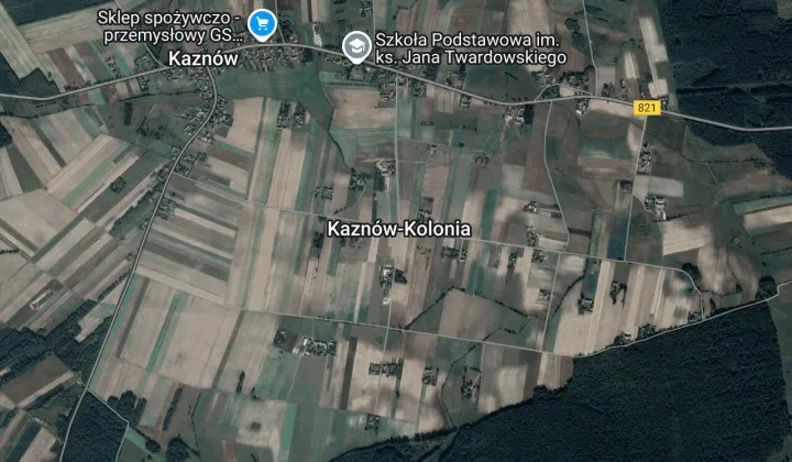 Działka rolno-budowlana Kaznów-Kolonia