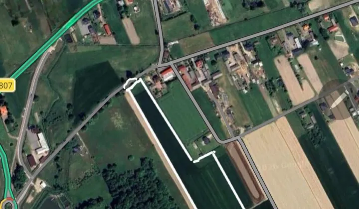 Działka rolna Ostrożeń Drugi