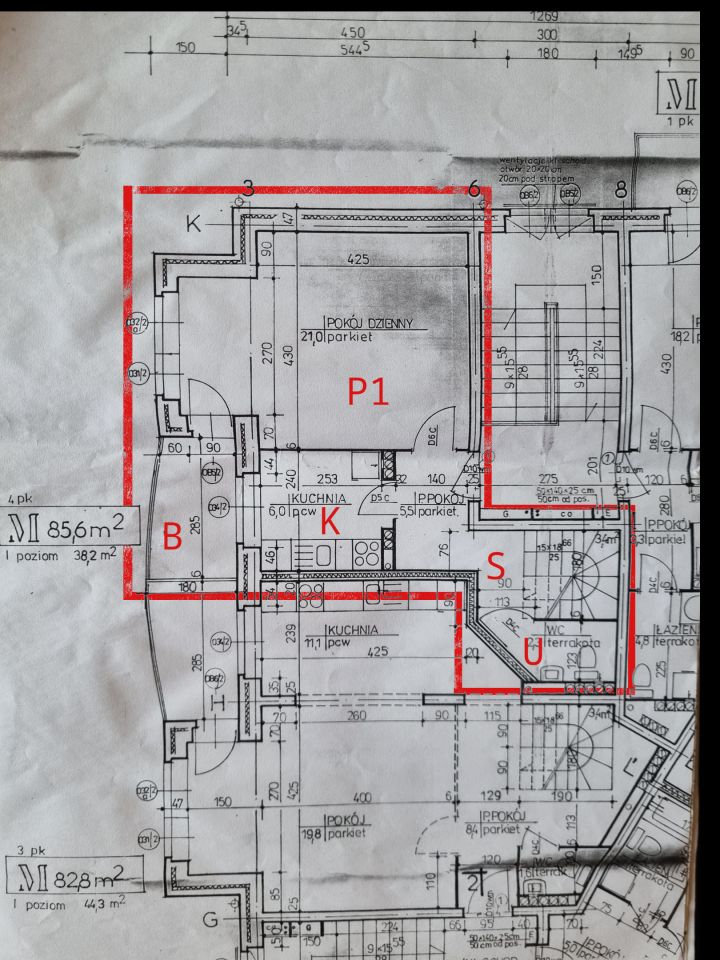 Mieszkanie 4-pokojowe Toruń Chełmińskie Przedmieście, ul. Grunwaldzka. Zdjęcie 2