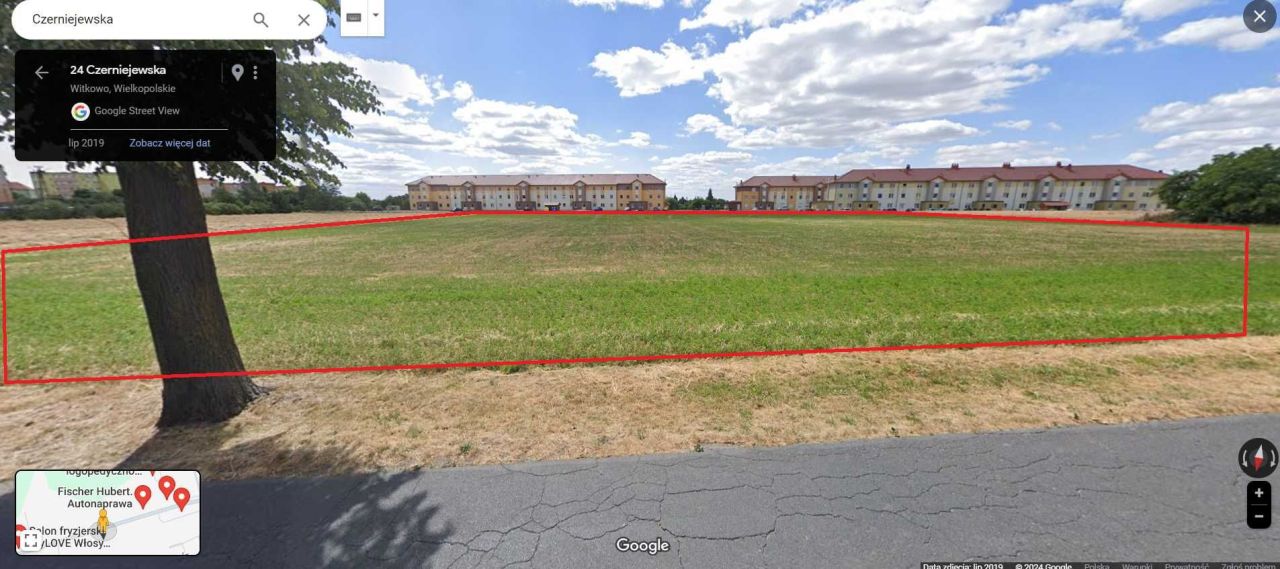 Działka inwestycyjna Witkowo, ul. Czerniejewska. Zdjęcie 2