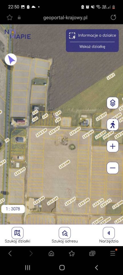 Działka budowlana Wyciążkowo, os. Leśne