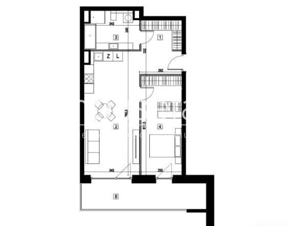 Mieszkanie 2-pokojowe Łódź, ul. Sebastiana Felsztyńskiego. Zdjęcie 4