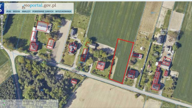 Działka budowlana Jeziernia Zagrządki, ul. Zagrządki. Zdjęcie 2