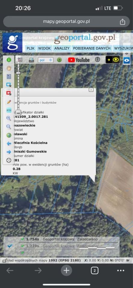 Działka rolna Uniszki Gumowskie. Zdjęcie 5