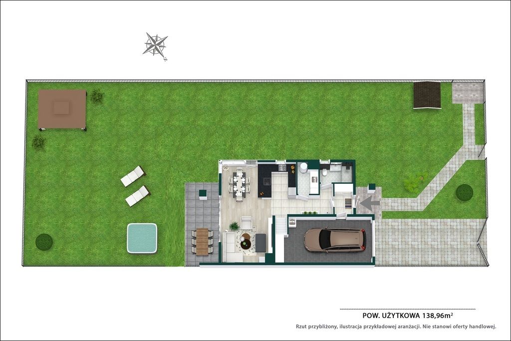 bliźniak, 5 pokoi Dosin. Zdjęcie 10