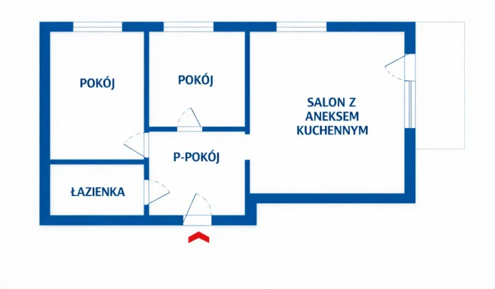 Mieszkanie 3-pokojowe Gdańsk Orunia, ul. Hokejowa