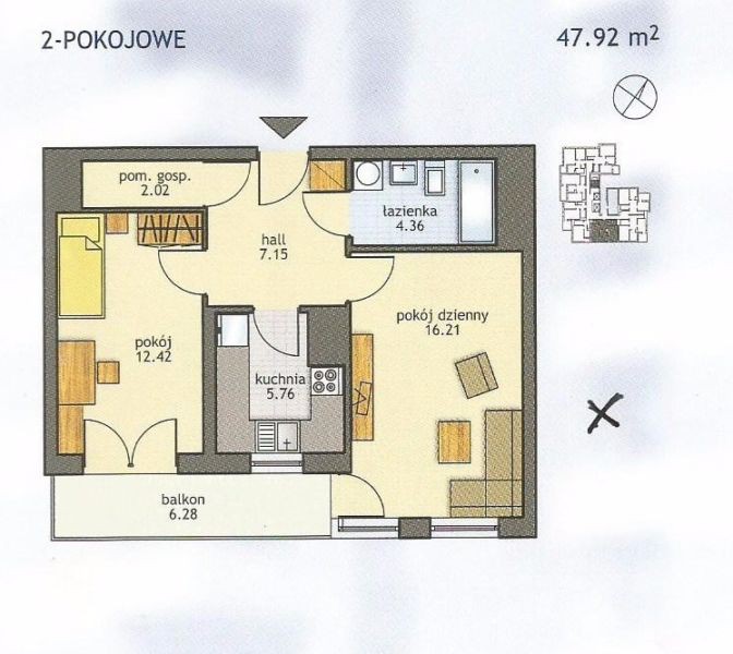 Mieszkanie 2-pokojowe Kraków Podgórze Duchackie, ul. Adama Bochenka. Zdjęcie 1