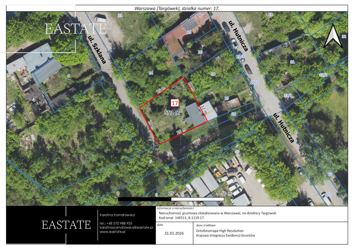 Działka inwestycyjna Warszawa Targówek, ul. Szklana. Zdjęcie 2