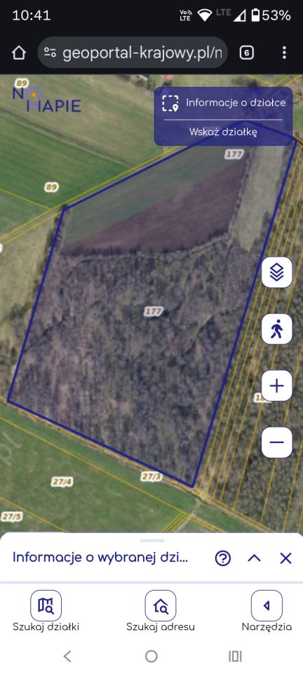 Działka rolna Truszki-Zalesie. Zdjęcie 2