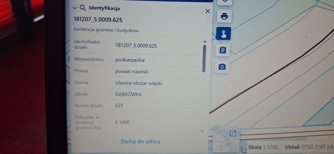 Działka budowlana Dąbrówka. Zdjęcie 3