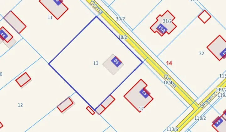 Działka budowlana Brwinów, ul. Górna