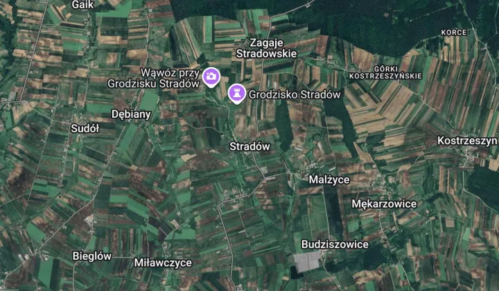 Działka rolno-budowlana Stradów